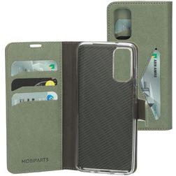 Mobiparts Classic Wallet Housse Samsung Galaxy S20 Etui Porte-Monnaie - Stone Green