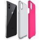 Mobigear Antislip Coque iPhone XS Max Coque arrière Rigide Anti-Chocs - Magenta
