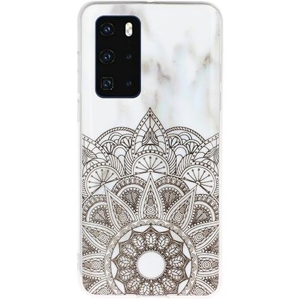 Mobigear Marble Huawei P40 TPU souple Coque arrière - Mandala