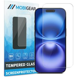 Mobigear iPhone 16 Plus Verre trempé Protection d'écran - Compatible Coque Mobigear iPhone 16 Plus Verre trempé Protection d'écran - Compatible Coque