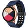 Mobigear Sport Plus Mag Bracelet Silicone Smartwatch Fermeture magnétique - Connexion universelle de 22 mm - Noir / Dark Blue