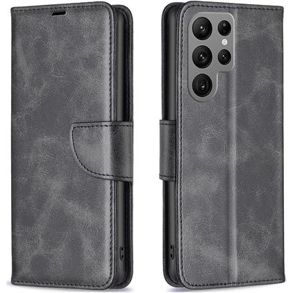 Mobigear Excellent Housse Samsung Galaxy S24 Ultra Etui Porte-Monnaie - Noir