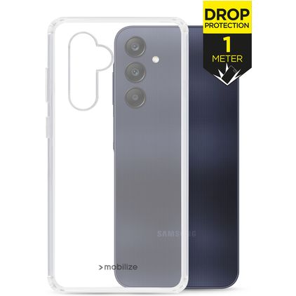 Mobilize Naked Protection Coque Transparente Samsung Galaxy S25 Coque arrière Rigide Anti-Chocs - Transparent