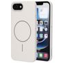 Mobiparts Slim Line Coque iPhone 16e MagSafe Coque arrière Rigide - Off White