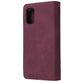 Mobigear Zipper Housse Samsung Galaxy A41 Etui Porte-Monnaie - Rouge