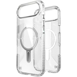 Speck Presidio Perfect Clear Grip Coque Transparente iPhone Air MagSafe Coque arrière Rigide Anti-Chocs - ClickLock