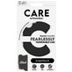 CARE by PanzerGlass Fashionable Coque iPhone 16 MagSafe Coque arrière en Silicone - Noir