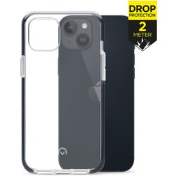 Mobilize Shatterproof Coque iPhone 14 Plus Coque arrière Rigide Anti-Chocs - Transparent / Noir