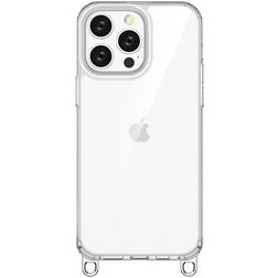 Mobigear Bungy iPhone 14 Pro Max Plastique rigide Coque arrière - Argent