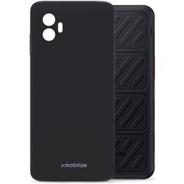 Mobilize Rubber Gelly Coque Samsung Galaxy Xcover 7 Pro Coque arrière en TPU Souple - Noir