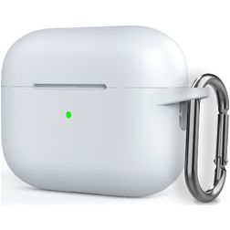 Mobigear Classic Coque Apple AirPods Pro 2 Coque en Silicone Souple - Blanc