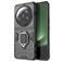 Mobigear Armor Ring Coque Xiaomi 13 Ultra Coque arrière Rigide Anti-Chocs avec Anneau-Support - Noir
