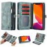 Caseme 008 Housse iPhone 11 Etui avec Coque Détachable Porte-Monnaie - Bleu