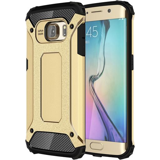 Mobigear Outdoor Coque Samsung Galaxy S6 Edge Coque arrière Rigide Anti-Chocs - Or