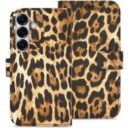 My Style Flex Wallet Housse Samsung Galaxy S25 Etui Porte-Monnaie - Wild Leopard