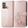 Mobigear Clover Housse POCO X3 GT Etui Porte-Monnaie - Rose doré