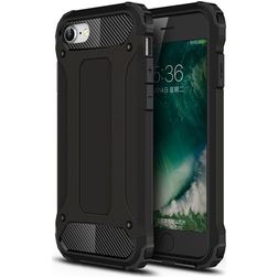 Mobigear Outdoor Coque iPhone 8 Coque arrière Rigide Anti-Chocs - Noir