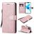 Mobigear Solid Wallet Case Rose Gold Apple iPhone 12/12 Pro