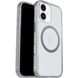 OtterBox Symmetry+ Transparent iPhone 17 MagSafe Plastique rigide Coque arrière Antichoc - Transparent