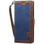 Mobigear Two Tone Housse Huawei P40 Pro Etui Porte-Monnaie - Marron / Bleu