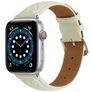 Mobigear Genova Bracelet Cuir Apple Watch Fermeture boucle ardillon - 49/46/45/44 mm - Beige