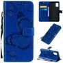 Mobigear Butterfly Housse Samsung Galaxy A51 5G Etui Porte-Monnaie - Bleu