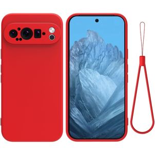 Mobigear Colors Coque Google Pixel 9 Pro XL Coque arrière en TPU Souple - Rouge