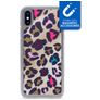 My Style Magneta Coque iPhone X Coque arrière en TPU Souple - Leopard