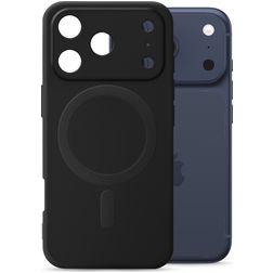My Style Protective Flex Coque iPhone 17 Pro Max MagSafe Coque arrière en TPU Souple - Noir