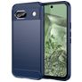 Mobigear Brushed Slim Google Pixel 8a TPU souple Coque arrière - Bleu