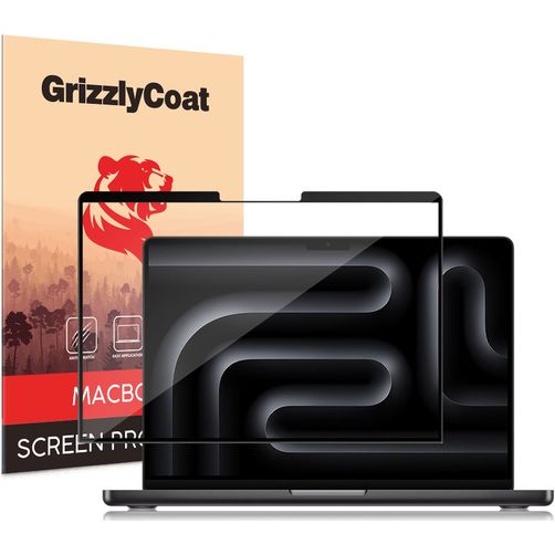 GrizzlyCoat Premium MacBook Pro 16 Pouces (2021-2026) Protection d'écran Film - Compatible Coque