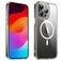 Valenta Trend Coque iPhone 15 Pro MagSafe Coque arrière Rigide - Transparent / Blanc