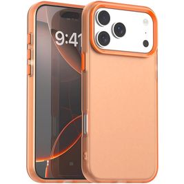 Mobigear Crystal Coque iPhone 17 Pro Max Coque arrière Rigide - Orange