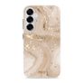 MIO Coque Samsung Galaxy S25 Plus MagSafe Coque arrière Rigide - Gold Marble