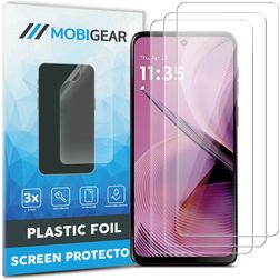 Mobigear Motorola Moto G55 Protection d'écran Film - Compatible coque (Lot de 3)