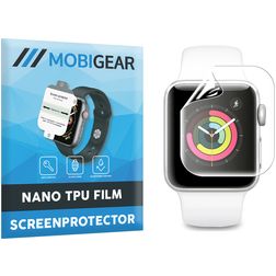 Mobigear Apple Watch - 38 mm Hydrogel TPU Protection d'écran - Compatible coque