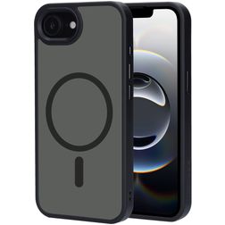 Mobiparts Hardcover Coque iPhone 16e MagSafe Coque arrière Rigide - Satin Black