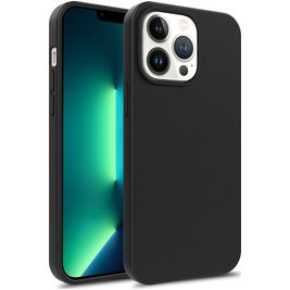 Mobigear Bio Coque iPhone 15 Pro Coque arrière en Eco-Friendly - Noir