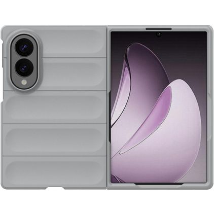 Mobigear Bumpy Coque Samsung Galaxy Z Fold 8 Coque arrière en TPU Souple - Gris