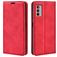 Mobigear Retro Slim Housse Motorola Moto G42 Etui Porte-Monnaie - Rouge