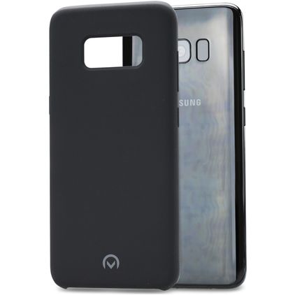 Mobilize Solid Coque Samsung Galaxy S8 Coque arrière en Silicone - Noir