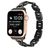 Mobigear Paris Bracelet Acier Apple Watch Fermeture boucle déployante - 49/46/45/44 mm - Noir