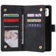 Mobigear Zipper Housse Samsung Galaxy Note 10 Lite Etui Porte-Monnaie - Noir