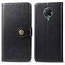 Mobigear Snap Button Housse POCO F2 Pro Etui Porte-Monnaie - Noir