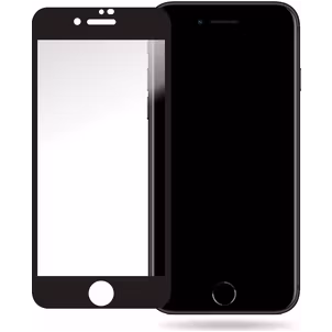 Mobilize Premium iPhone 8 Verre trempé Protection d'écran - Compatible Coque - Noir