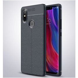 Mobigear Luxury Coque Xiaomi Mi 8 SE Coque arrière en TPU Souple - Bleu Marin Mobigear Luxury Coque Xiaomi Mi 8 SE Coque arrière en TPU Souple - Bleu Marin