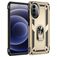 Mobigear Armor Ring Coque Motorola Moto G82 Coque arrière Rigide Anti-Chocs avec Anneau-Support - Or