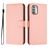 Mobigear Urban Wallet Nokia G42 Étui Portefeuille - Rose