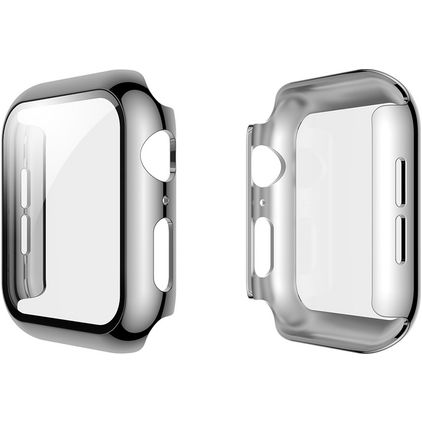 Mobigear Royal Coque Apple Watch - 40 mm Coque Rigide - Argent