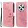 Mobigear Flowers Housse Xiaomi Redmi 14C Etui Porte-Monnaie - Rose doré